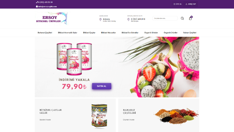 Tam Kapsamlı E-Ticaret Yazılımı