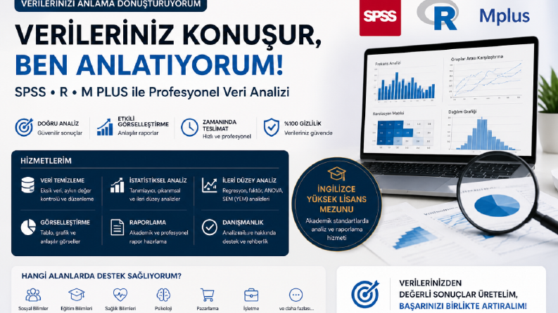 SPSS • R • Mplus ile Akademik ve Profesyonel Veri Analizi 