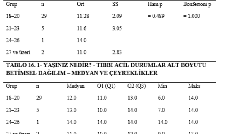 Akademik İstatistiksel Analiz ve Raporlama