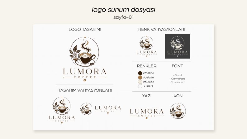 Lumora Coffee – Logo Modernizasyonu ve Vektörel Dönüşüm