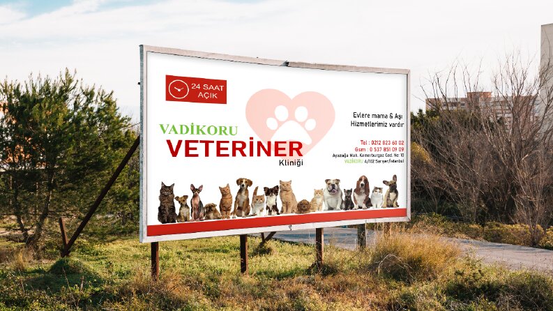 Veteriner - Sokak Reklam Afişi