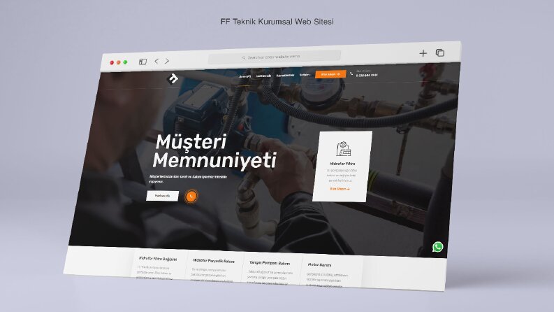 FF Teknik Kurumsal Web Sitesi