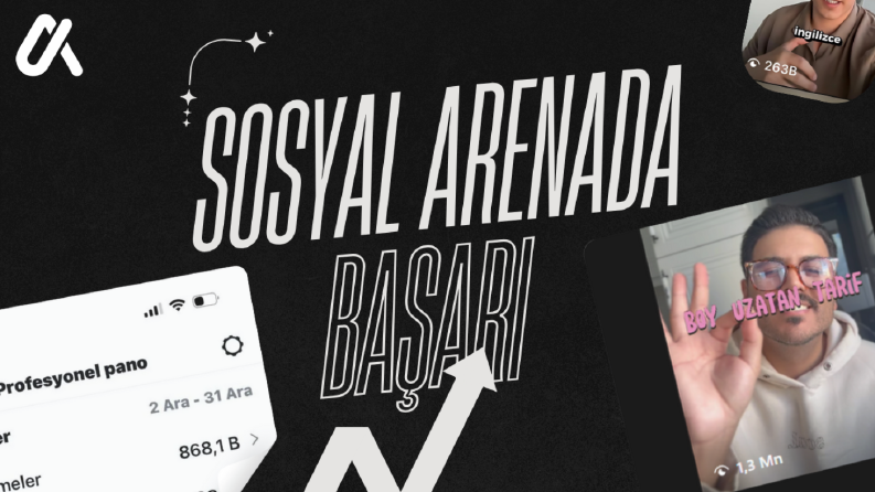 SOSYAL ARENADA BAŞARI 'ŞANS' DEĞİL!