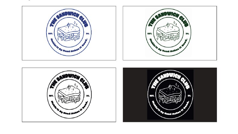 the sandwich club - logo tasarımı