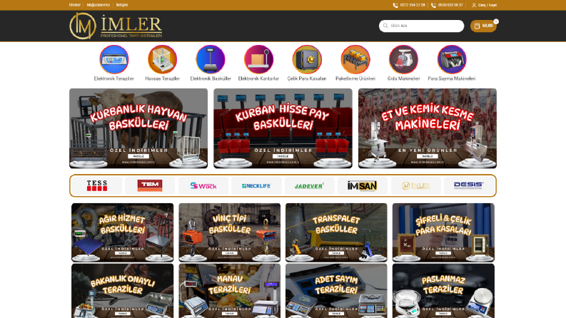 İmler Terazi Website Tasarımı