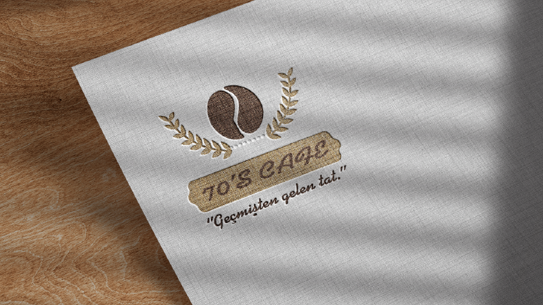 70's Cafe Logo Tasarımı
