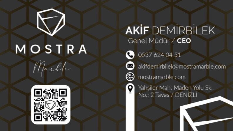 Örnek Kartvizit Tasarımlarım