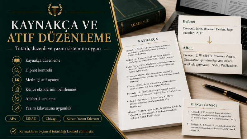 Kaynakça ve Dipnot Düzenleme Örneği
