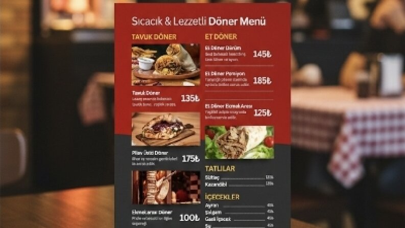 Restoran Menüleri