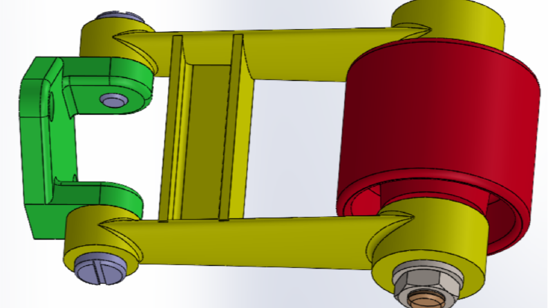 Solidworks 3D tasarım örneği