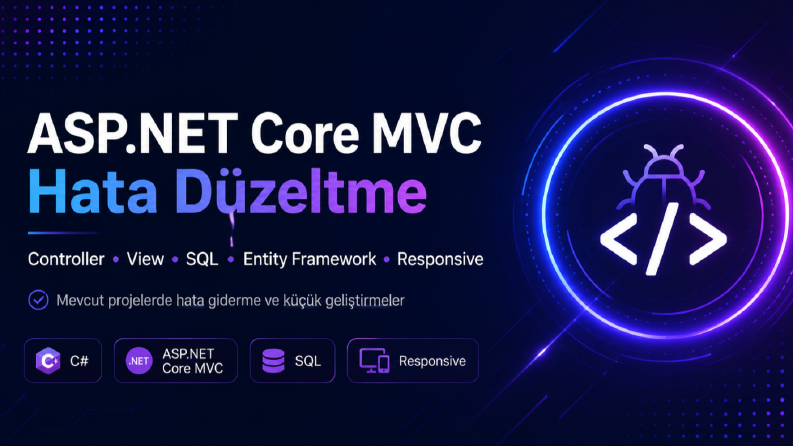 ASP.NET Core MVC Hata Düzeltme