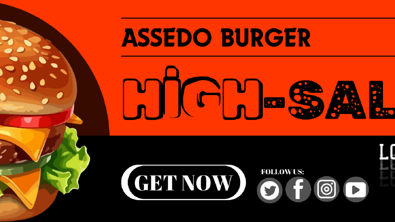 Burger konsept banner