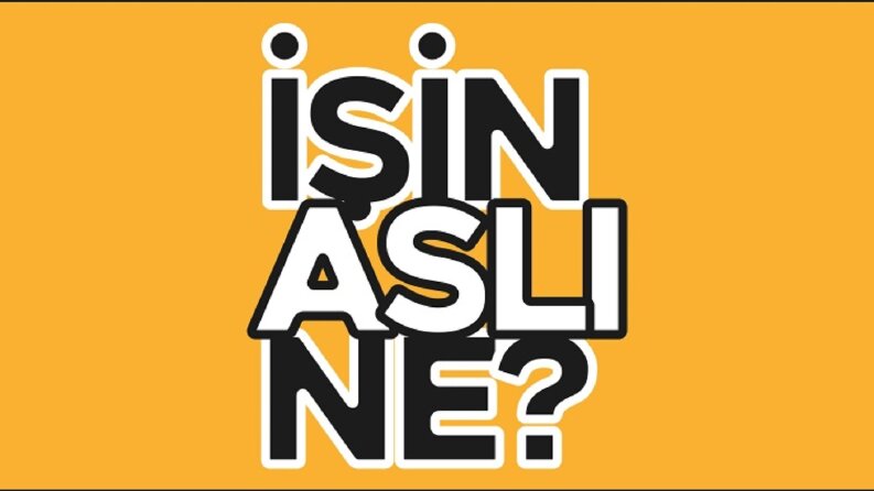 İşin Aslı Ne Youtube Banner