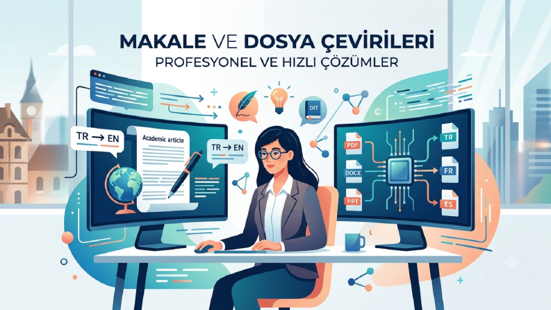 Uzman Akademik Makale Çevirisi, Dosya Düzenleme ve Proofread