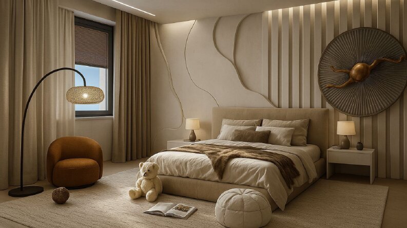 İç Mekan Tasarımı Ve Render Yatak Odası