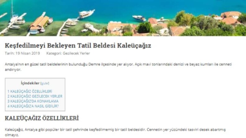 İş örneğim