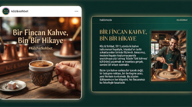 Kahve markası metin yazarlığı