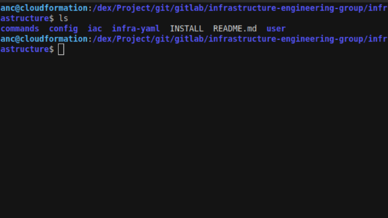 infrastructure scripts