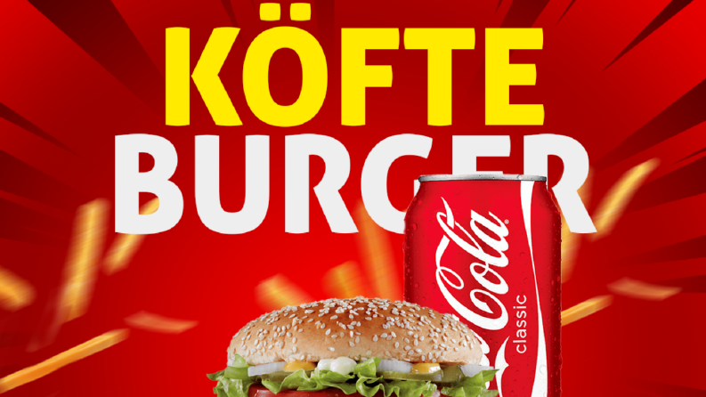 Köfte Burger-Sosyal Medya Postu