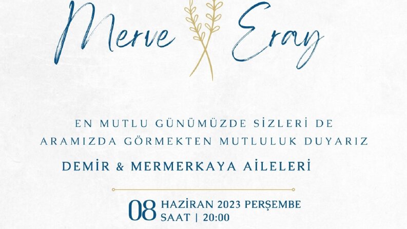 Davetiye Tasarımı