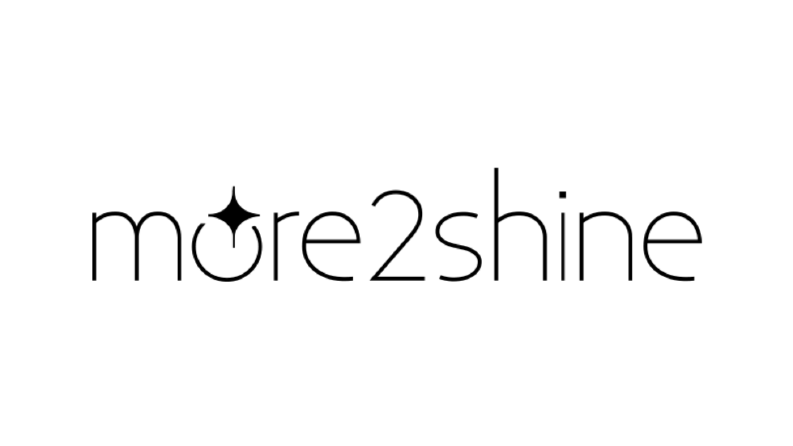 more2shine logo çalışması