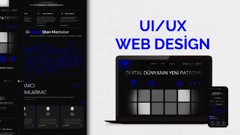 Ben modern UI/UX tasarımları yaparım (Dipatron)