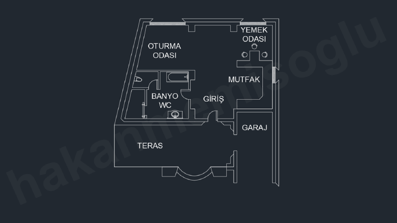 2D Ev - Ofis - Mağaza Tasarım