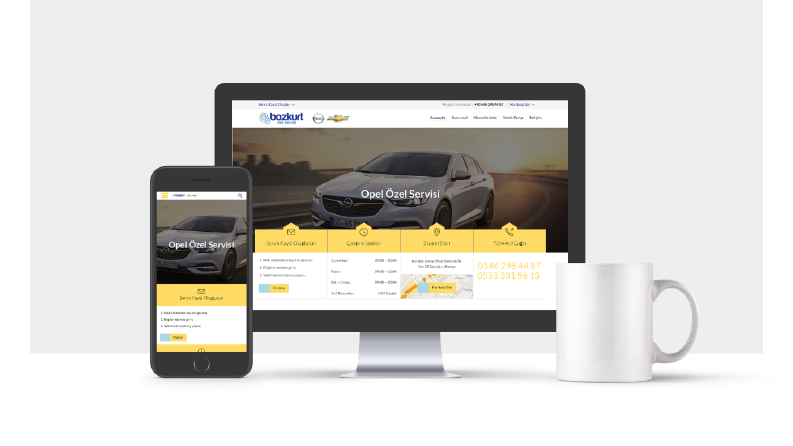 Oto Temalı Kusursuz Kurumsal Siteler
