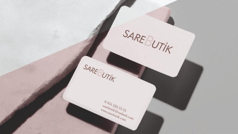 Sare Butik Kartvizit Tasarımı