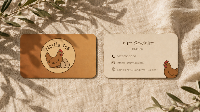 Proteinyum - Özgün Logo ve Kurumsal Kartvizit Tasarımı