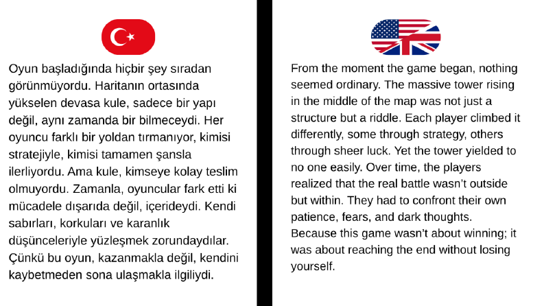 Çeviri Örnekleri