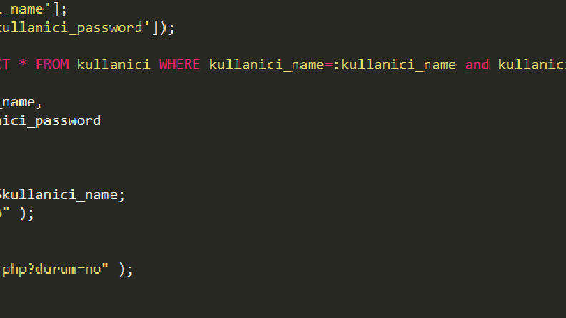 PHP Crud işlemleri