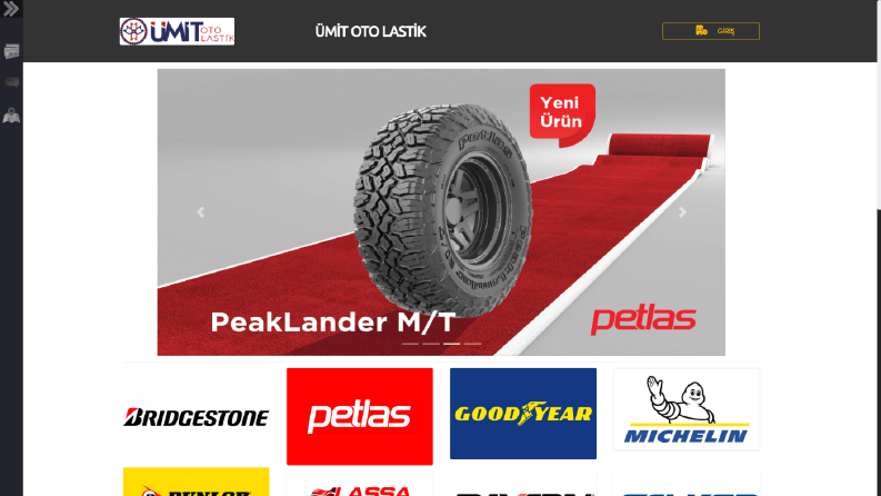 Ümit Oto Lastik - B2B E-Ticaret Platformu Geliştirme