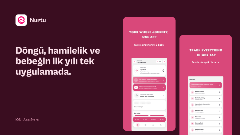 Nurtu: Hamilelik & Bebek Takip Uygulaması