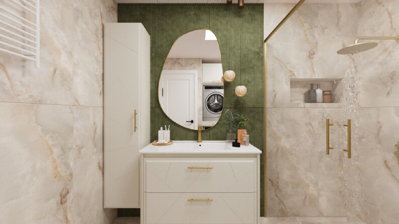 Verimli ve Şık Mini Banyo Tasarımı