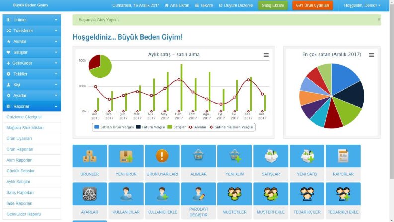 Online Stok Satış Takip yazılımı