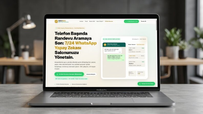 SalonZeka - WhatsApp Yapay Zeka & Randevu Yönetim SaaS