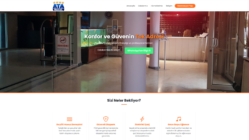 Ata Hotel Web Sitesi