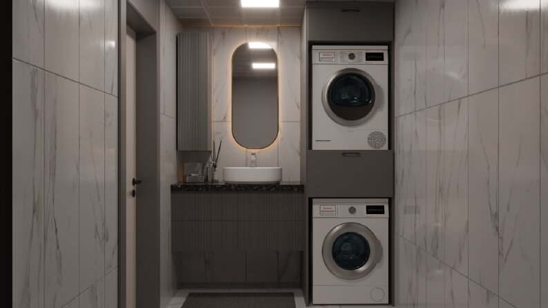 Kısıtlı Alanlarda Maksimum Verim: Modern Banyo Çözüm