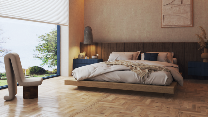 SOFT BEDROOM DESIGN & RENDER