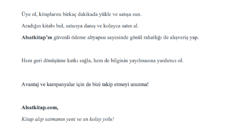Reklam Metni Yazımı