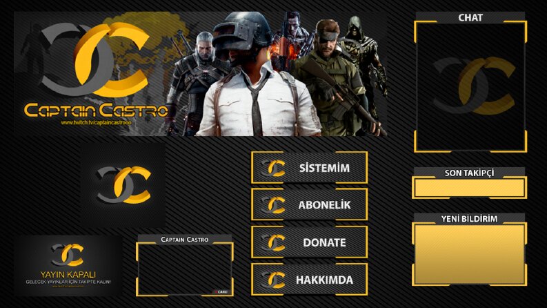 Castro TV Twitch Tasarımı