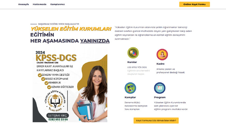 Markaya Özel Website Tasarımı