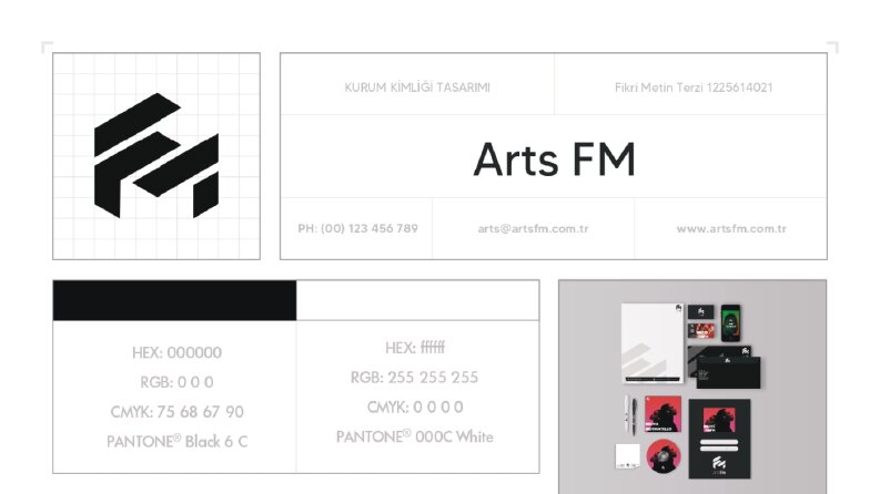 Arts FM - Logo + Kurumsal Kimlik 