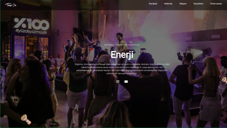 tungaokecom interaktif-responsive websitesi
