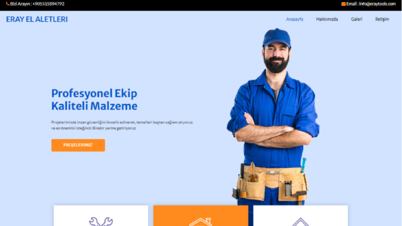 Html-CSS kullanarak site tasarımı