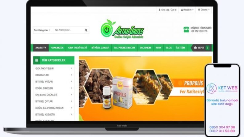 Aktar Gross - E-ticaret sitesi