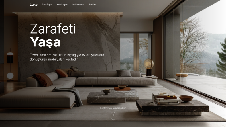 Mobilya Web Sitesi