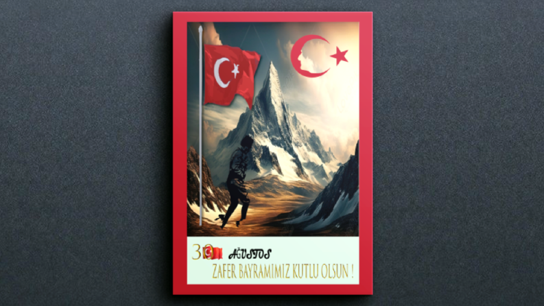 Bu poster 30 ağustosu bizlere tekrar tekrar yaşatıyor.