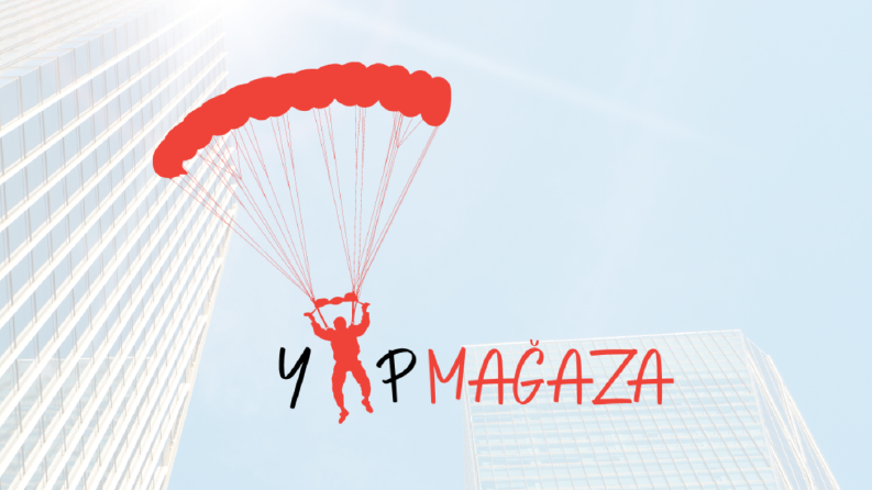 YP (Yamaç Paraşütü) Mağaza şirketi için hazırladığımız Logo 